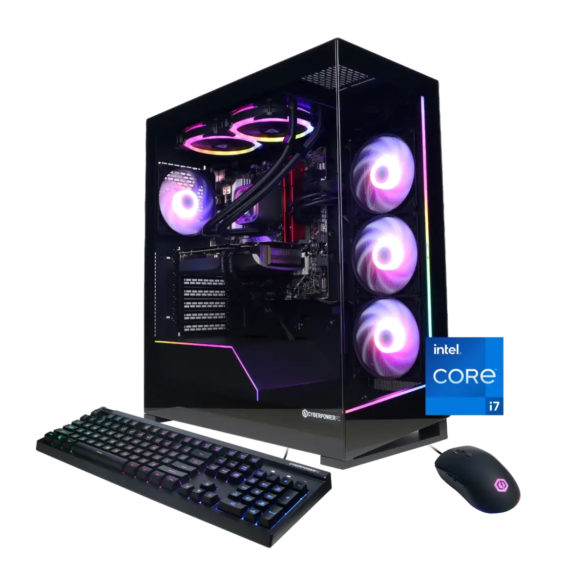 Cyber Power PC Gamer Master Gaming Desktop AMD Ryzen 5-7600 Radeon RX 7600 16GB DDR5 1TB SSD Black (2024)