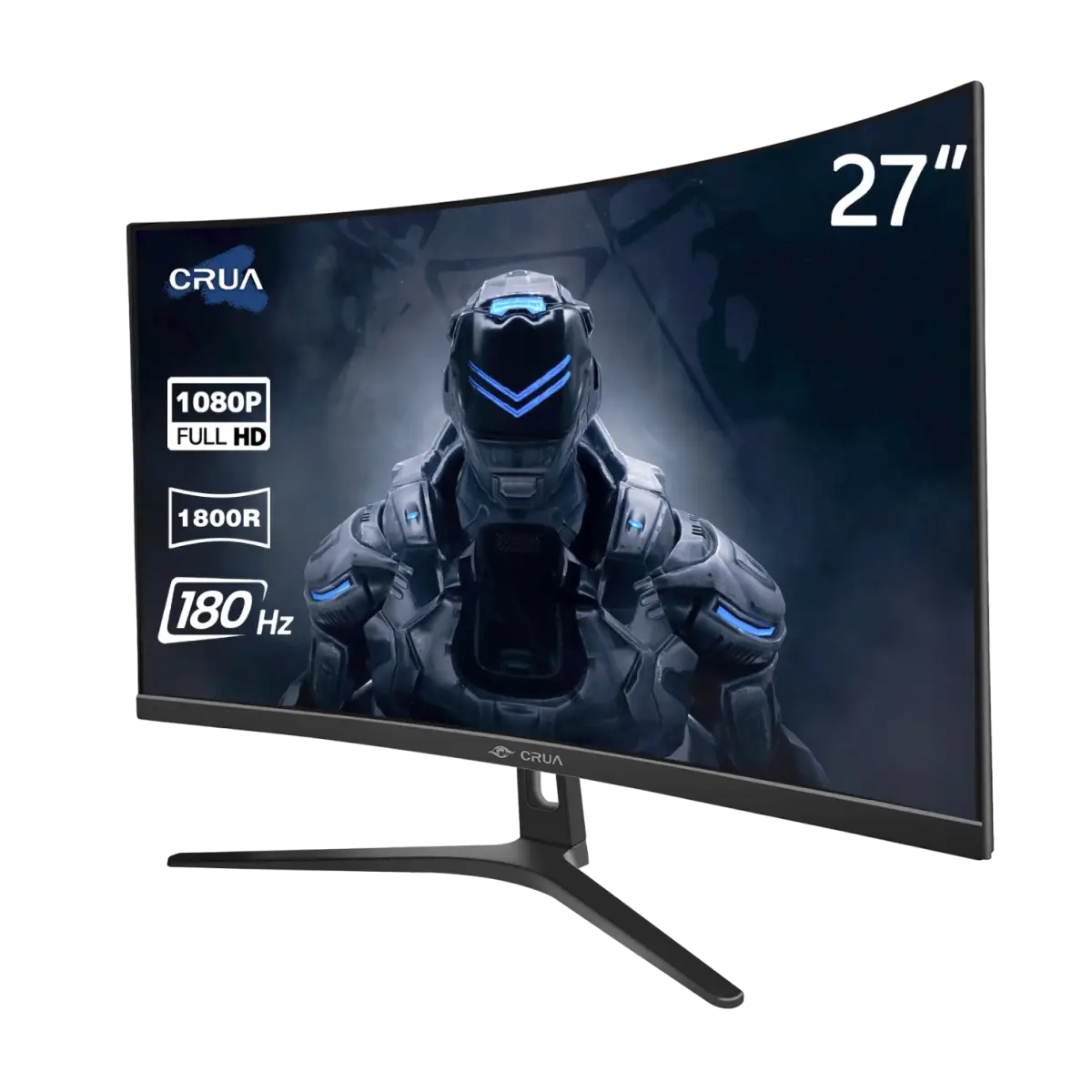 CRUA 27″ 165Hz/180Hz Curved Gaming Monitor – FHD 1080P,AMD FreeSync, 1800R Frameless Computer…